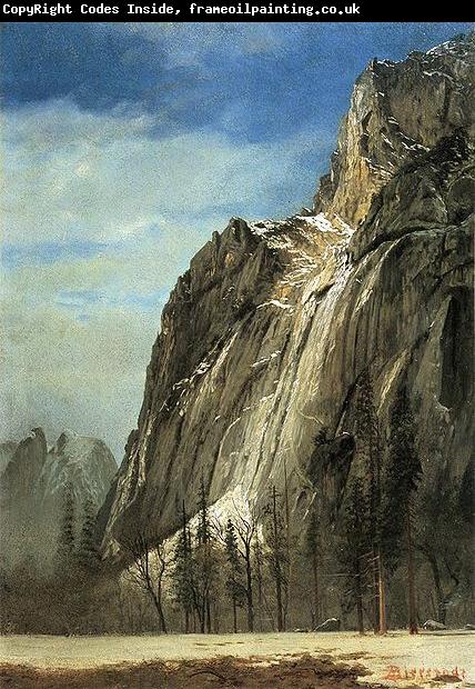 Albert Bierstadt Cathedral Rocks, A Yosemite View